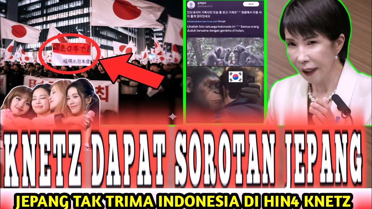 KNETZ KETAKUTAN !! Jepang Teror Knetz !! Jepang Tak Trima Indonesia Di H1na Korea Selatan !!