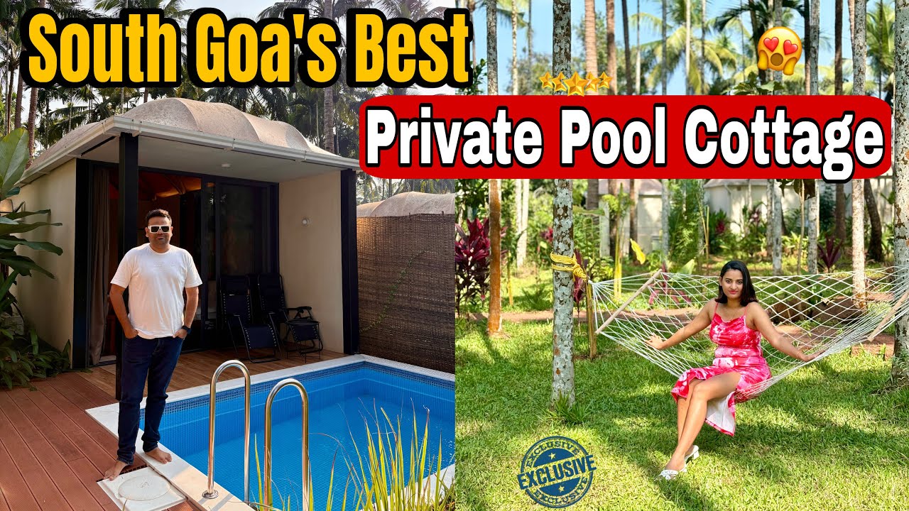 Hipnoetic Goa Resort | Couple-Friendly Private Pool Cottages 🌴 in South Goa 