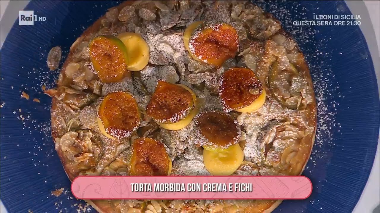 Torta morbida con crema e fichi - È sempre mezzogiorno 17/09/2024