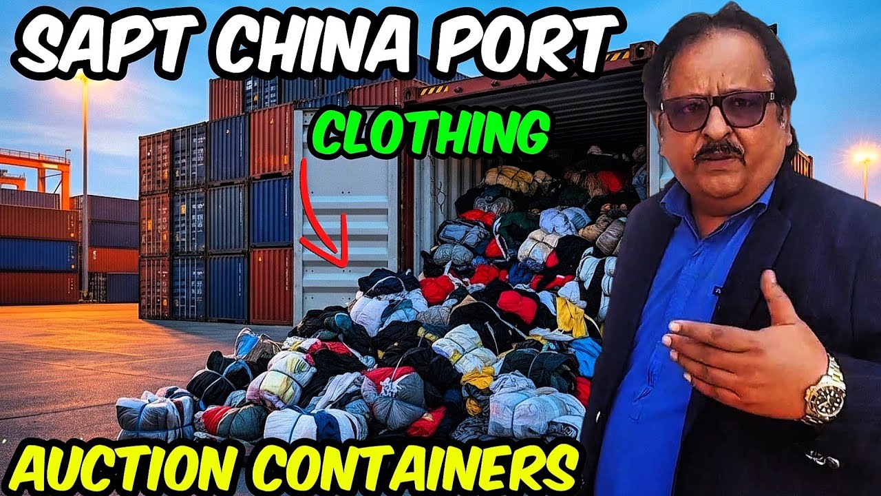 China Port Customs Auction | Containers Full of Clothing & Misc Items