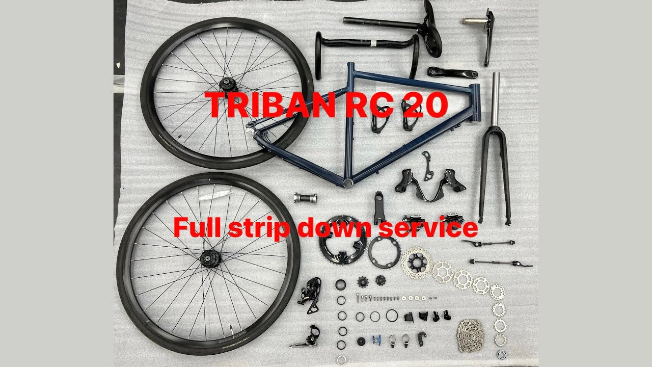 Triban RC 520 | Full strip down service | Decathlon