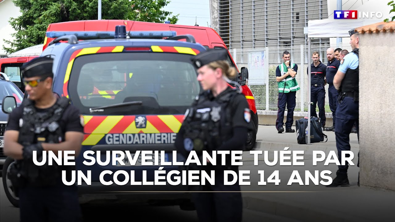 Une surveillante tuée par un collégien de 14 ans｜TF1 INFO