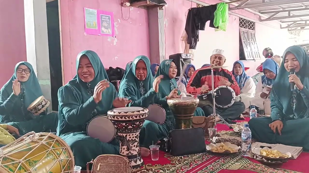 Nadzam Bisyahri Tim Marawis Raudhatul Jannah Acara Tawaquffan Pengajian Sementara