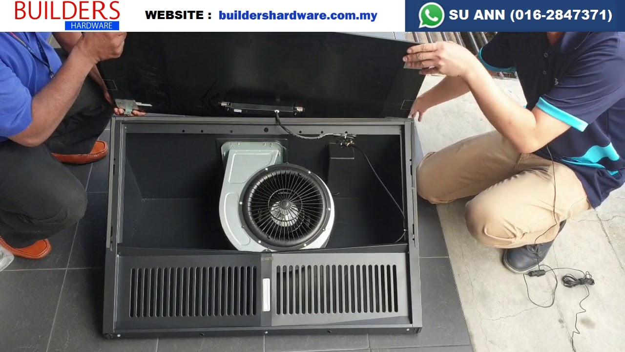 LIVINOX LCH-STONE-90BL (how to install charcoal filter)