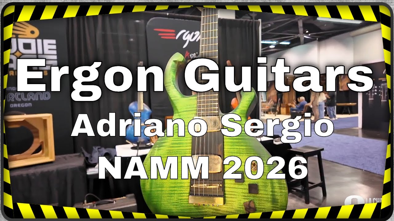 Ergon Guitars, Adriano Sergio Luthier at NAMM (full version)