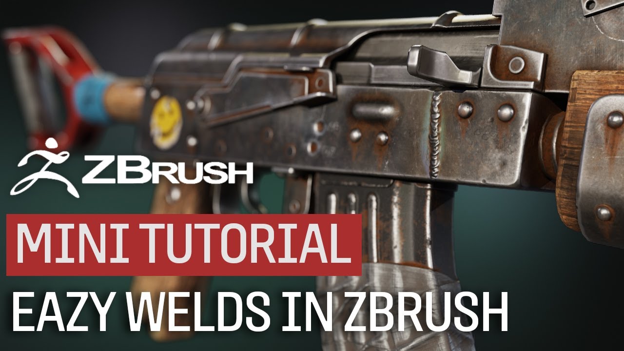 How To Make Welds In Zbrush - The Easy and Free Way