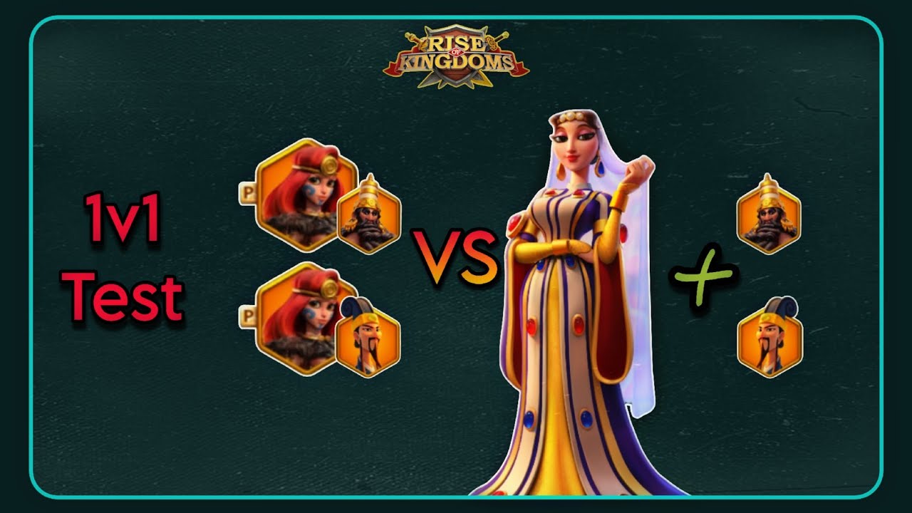 Shajar al-Durr VS Boudica Prime (1v1 Test) - Rise of Kingdoms