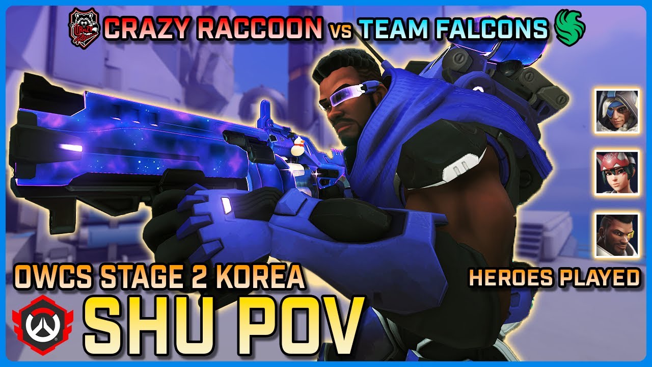 [ Shu ] Crazy Raccoon vs Team Falcons | Playoffs | OWCS Korea Stage 2