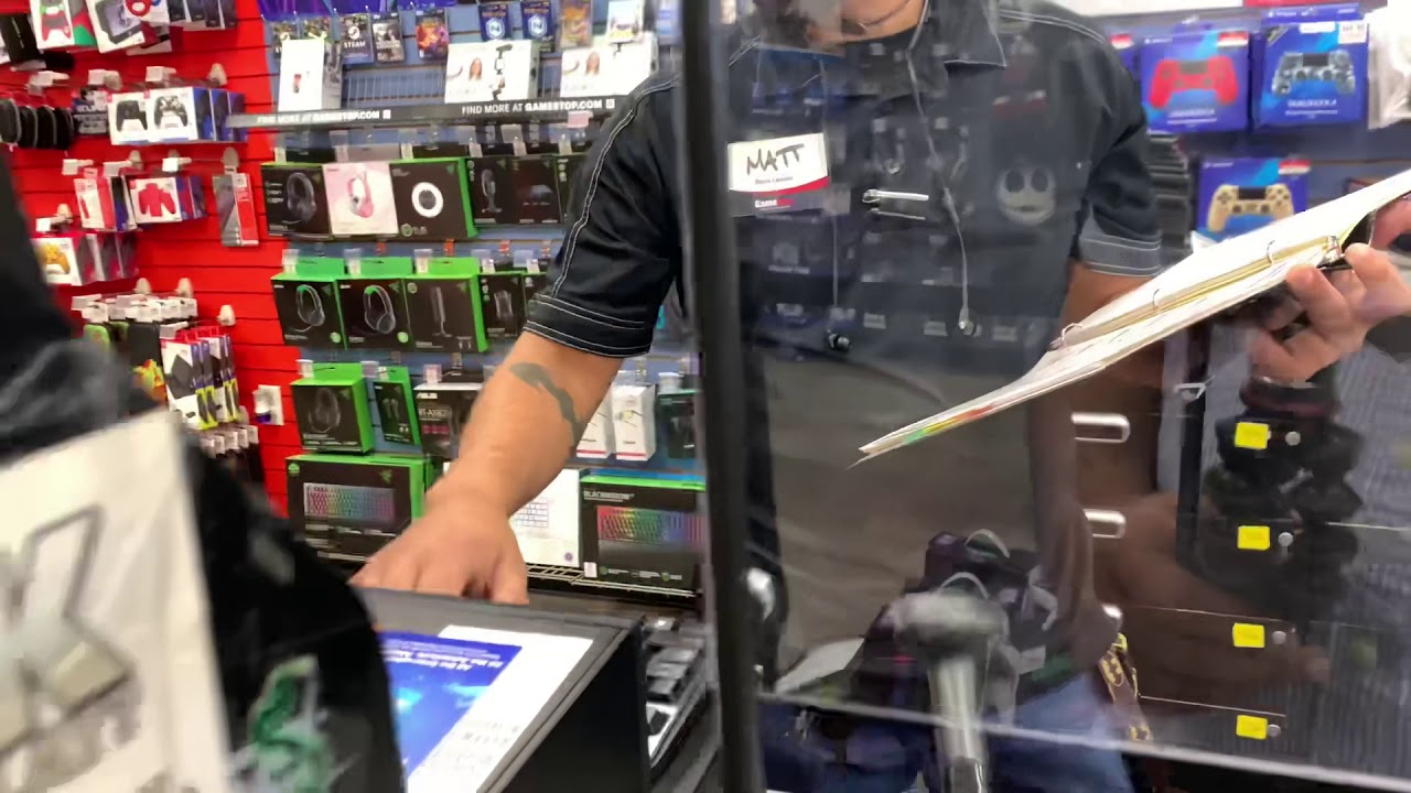 Picking up my PS5 from GameStop on Launch Day.