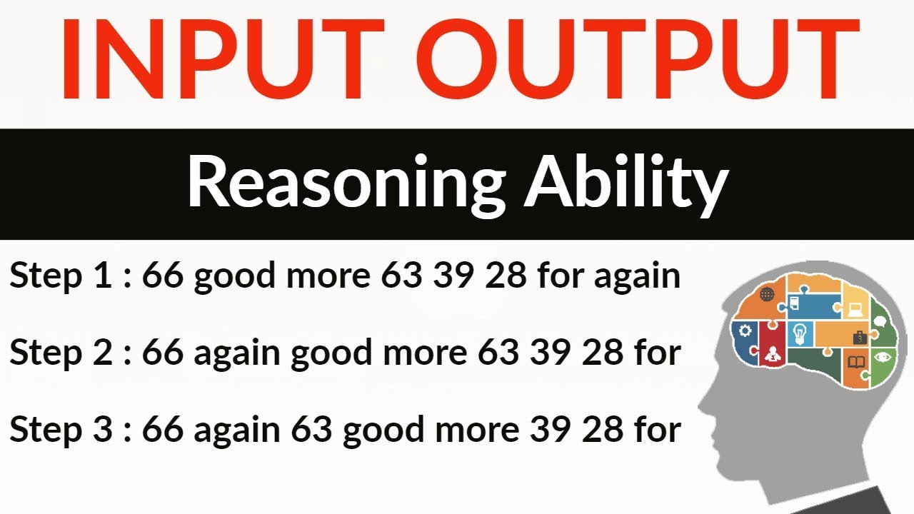 Machine Input Output Reasoning Techniques - Set 7 - for SBI PO / IBPS PO / Clerk / CLAT / RBI / LIC