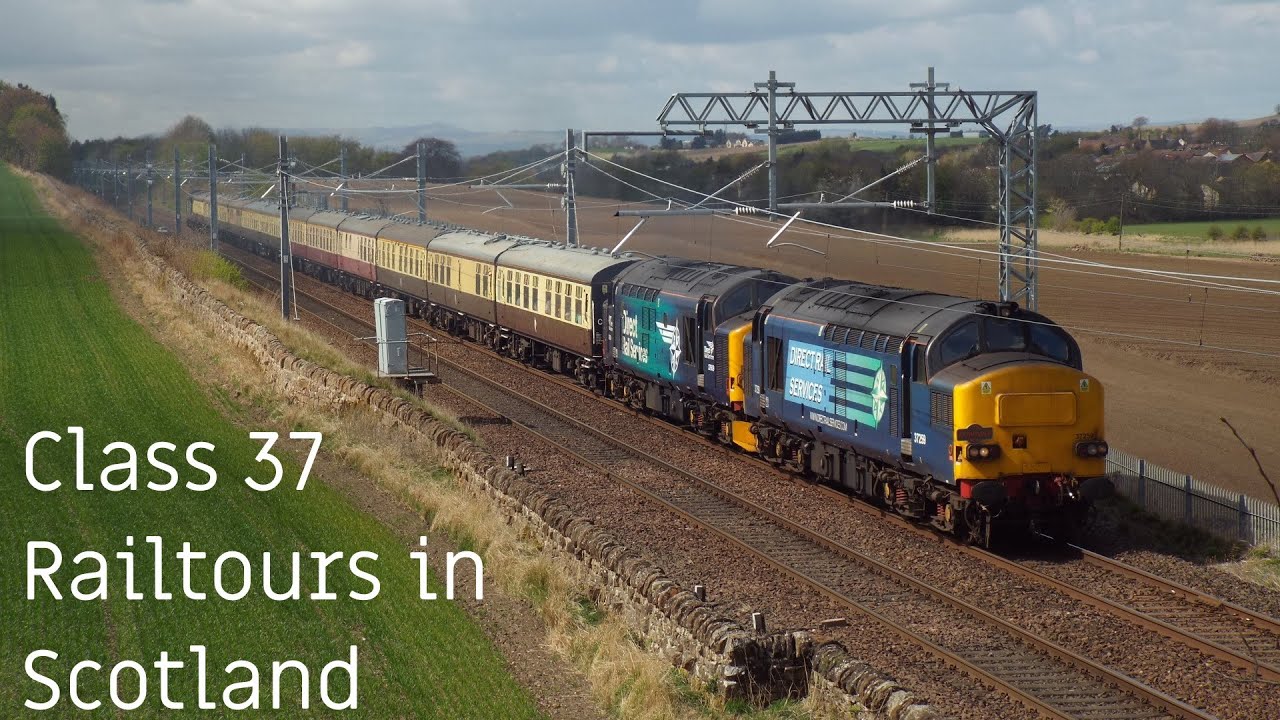 Class 37 Hauled Railtours in Scotland with Thrash (2013 - 2019)
