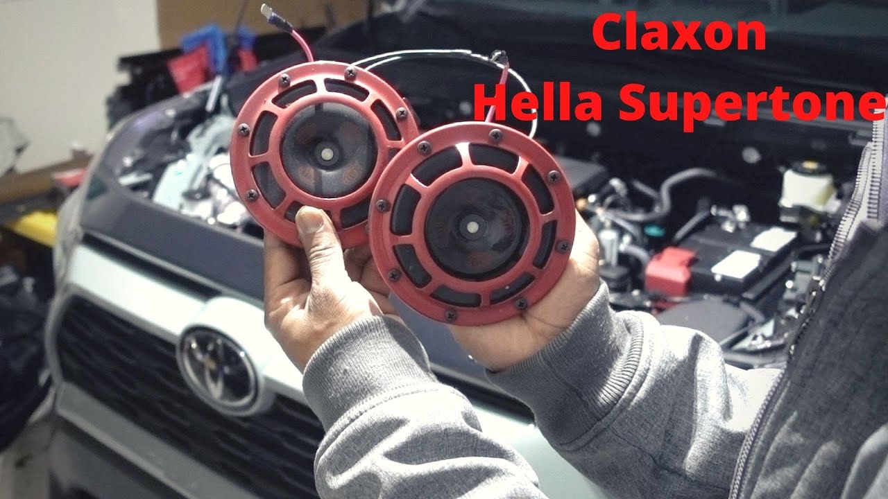 Como Installar Claxon Hella Supertone 2019-2021 RAV4
