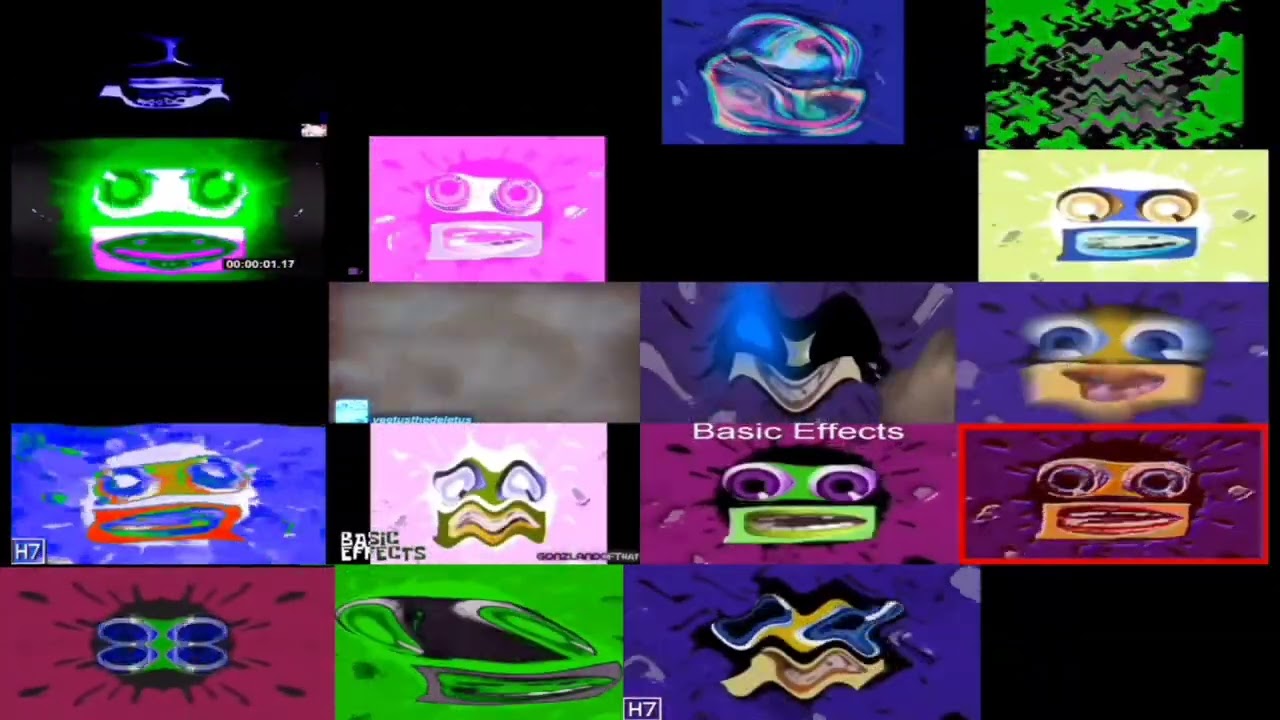 All Of Klasky Csupo Sony Vegas Pro Effects Played At Once. V2 (no commentary)