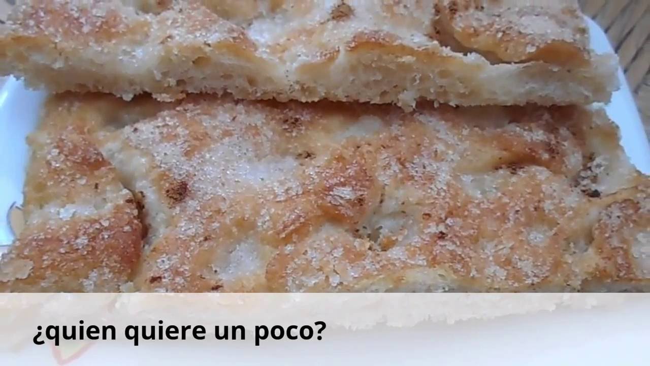 COCA DE MANTECA DULCE TIPICO DE NOVELDA PARA CARNAVAL