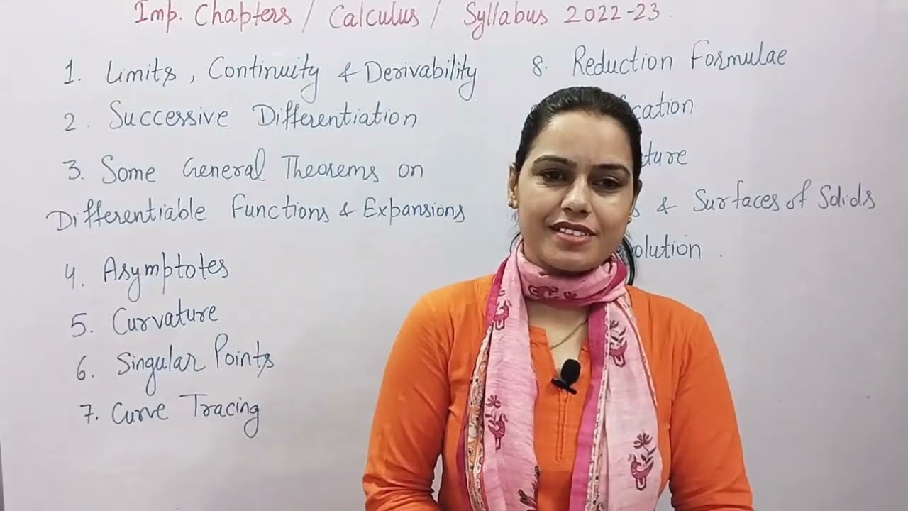 Important चैप्टर्स कैसे सिलेक्ट करें | CALCULUS | BA/BSc 1St year maths | New Era Maths Classes