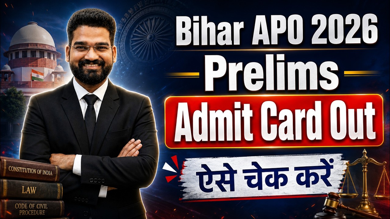 Bihar APO 2026 Prelims Admit Card Out | How to Download Admit Card | BPSC APO Admit Card 2026