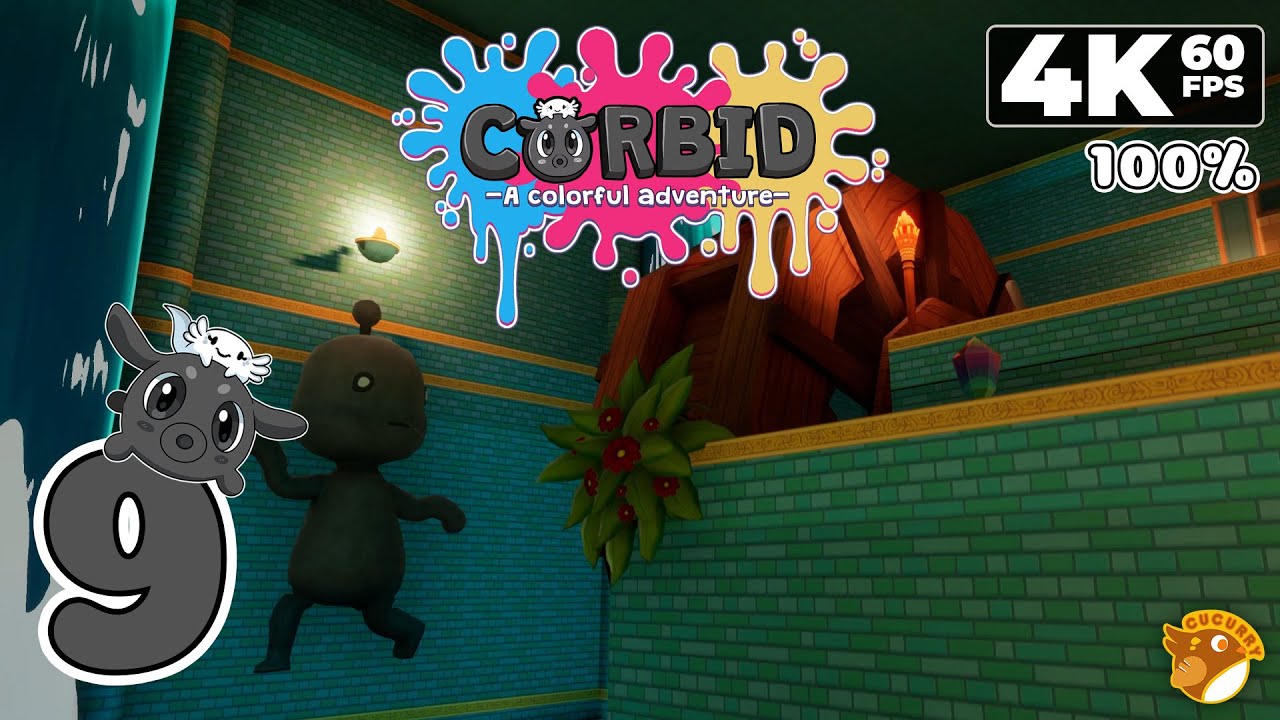 Corbid! A Colorful Adventure (PC) - 4K60 Walkthrough (100%) Part 9 - Level 2-3