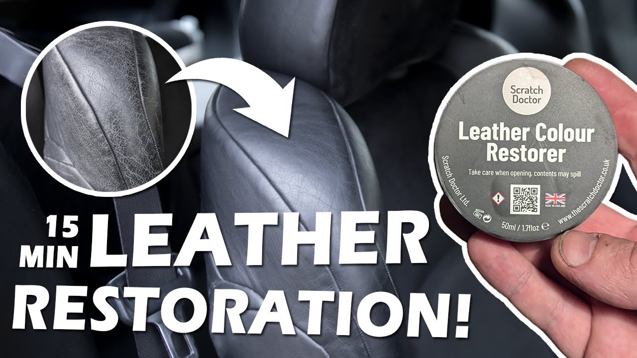 The EASIEST 15 Minute Leather Seat Restoration | Scratch Doctor