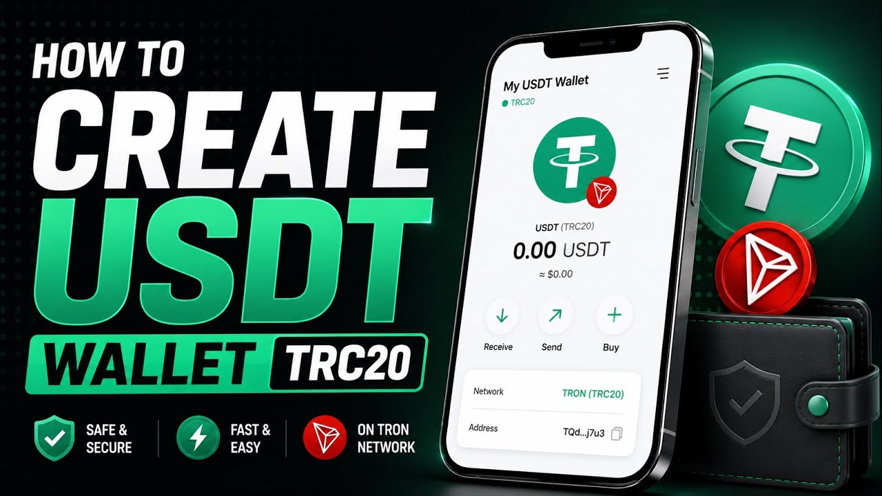 How to Create USDT Wallet (TRC20 / TRX) &mdash; Send & Receive USDT Step-by-Step