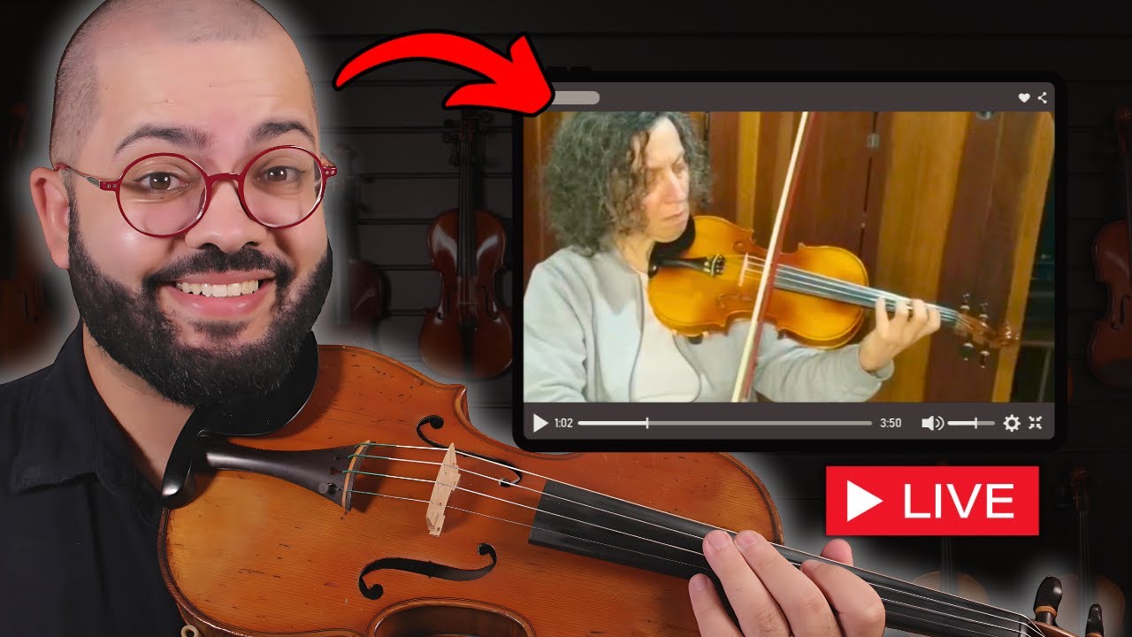 🔴 LIVE: Reagindo a alunos de violino | 31.07.2025
