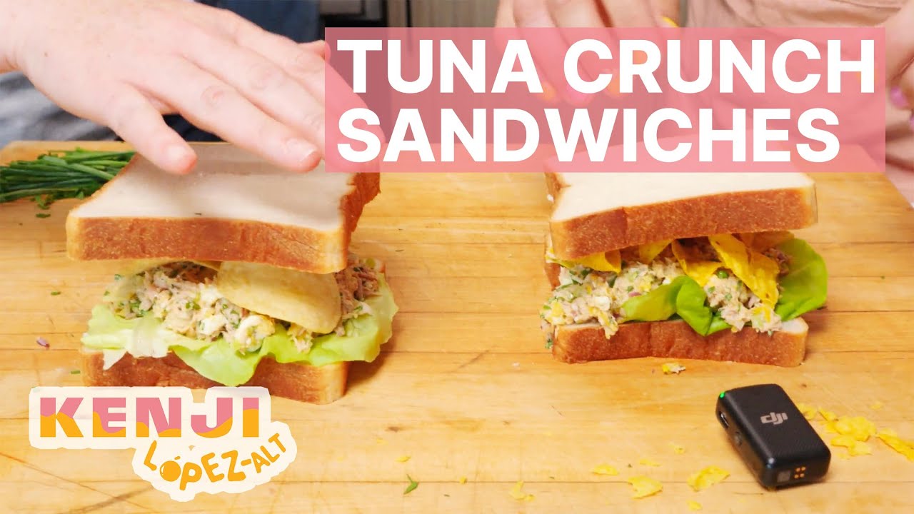 My Tuna Crunch Sandwiches from NYT Cooking | Kenji's Cooking Show