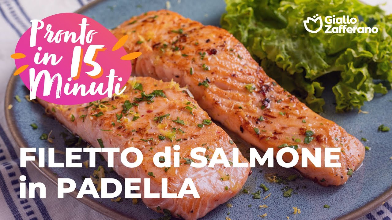 FILETTO di SALMONE in PADELLA - FACILE e SAPORITO😋🌿☀️❤️