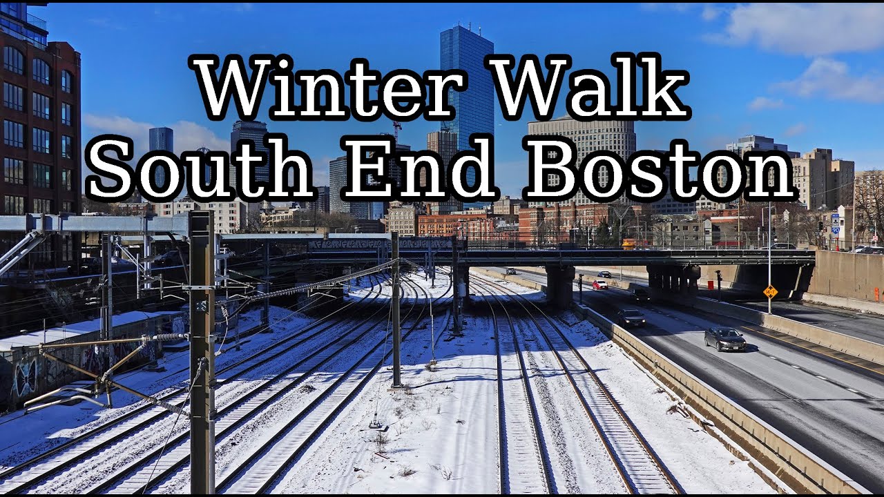 South End Union Park Street Boston Snow and Ice Walk
