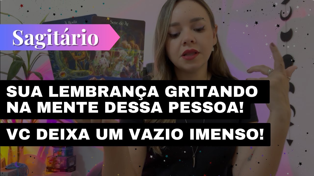 SAGITÁRIO✨FEVEREIRO✨SUA LEMBRANÇA GRITANDO NA MENTE DESSA PESSOA!VC DEIXA UM VAZIO IMENSO!