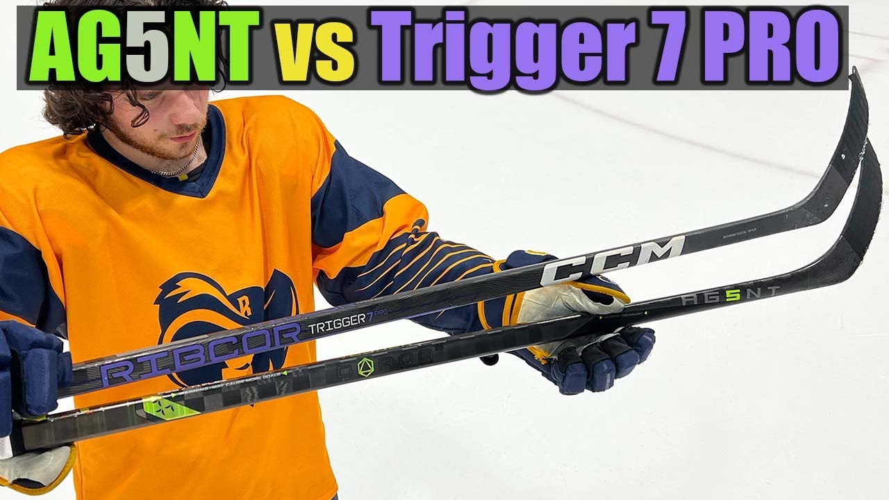 Bauer AG5NT vs CCM Trigger 7 Pro - Which is the best low kick point Hockey Stick ?