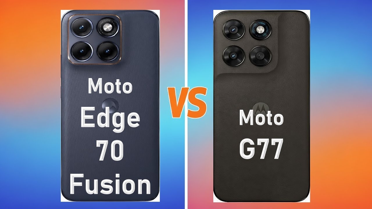 Motorola Edge 70 Fusion vs Moto G77
