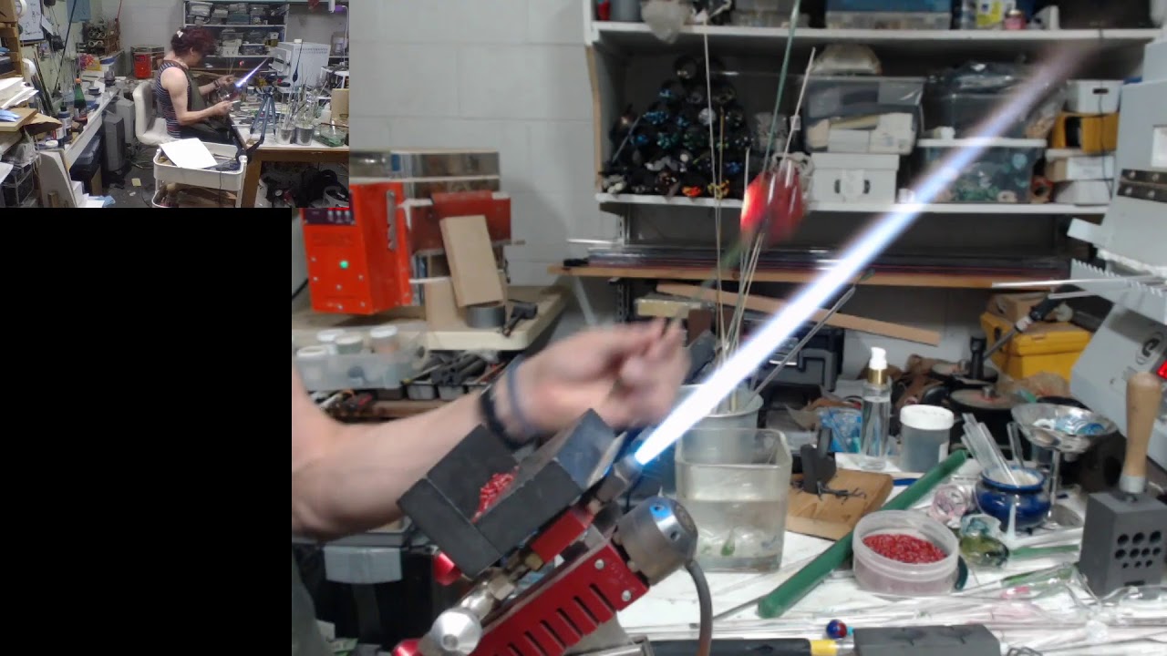 Flameworking Glass Roses -- Live Studio-Stream!!!