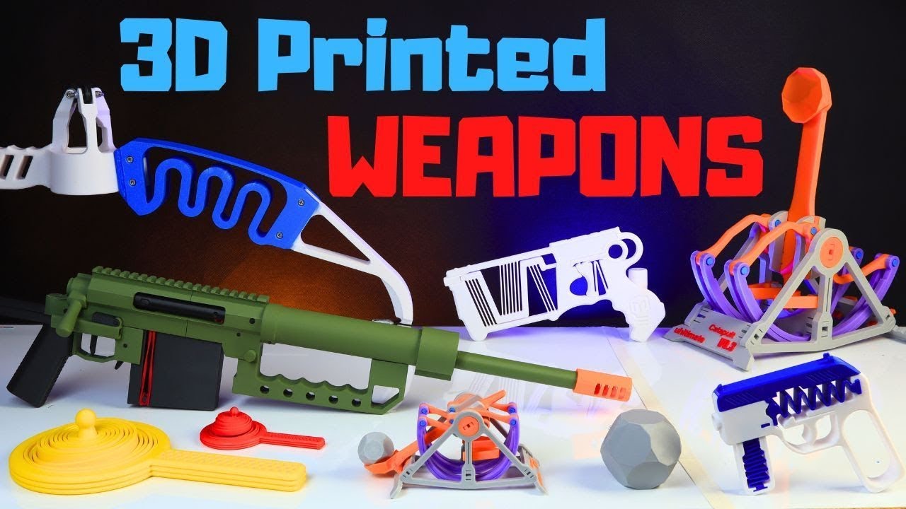 ЛУЧШЕЕ 3D-печатное оружие — испытание на точность и дальность!