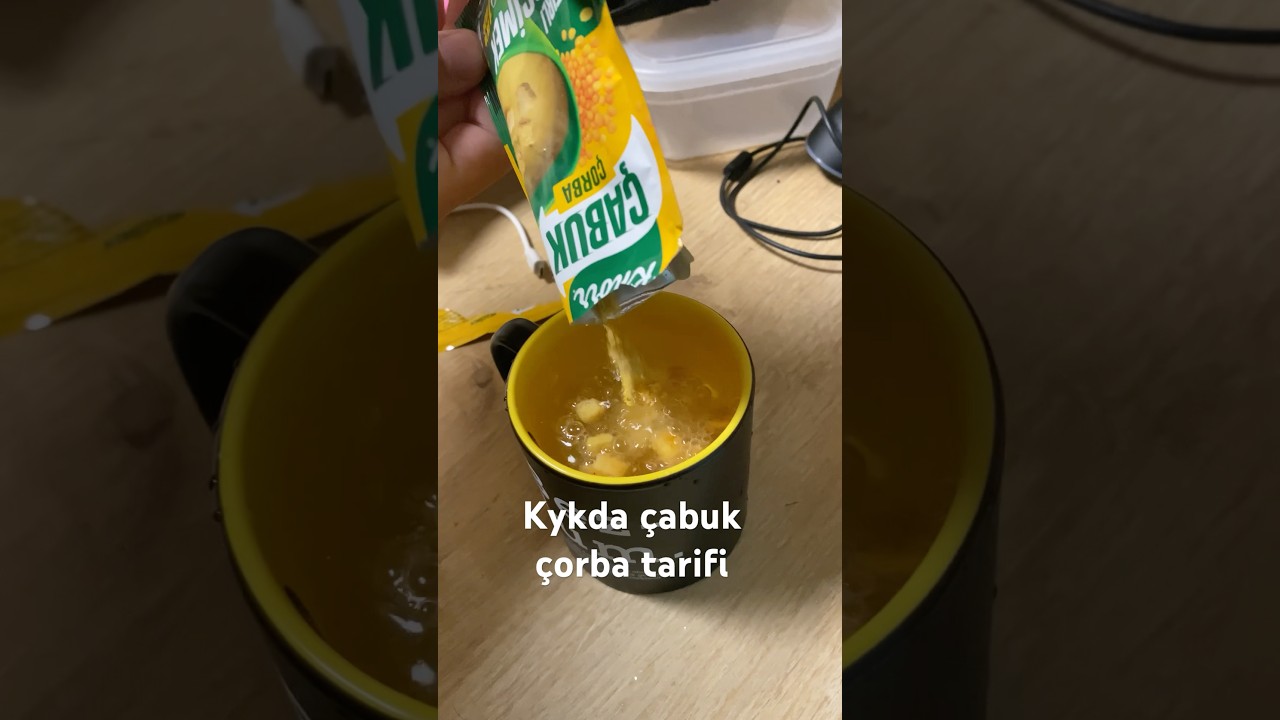 Kykda çabuk çorba tarifi 