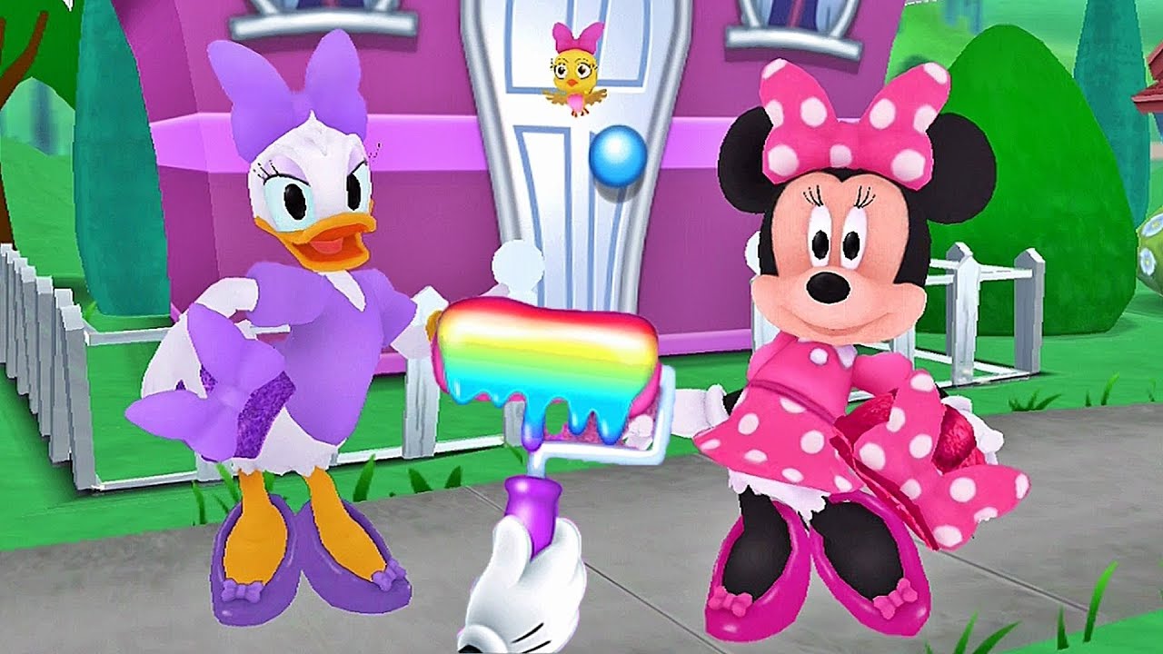 Minnie's Home Makeover 👷&zwj;♀️ Disney Minnie Mouse & Daisy Duck Game for Kids