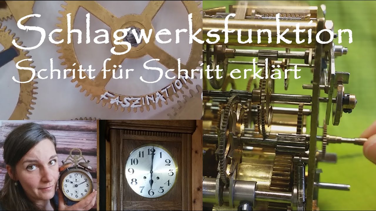 So funktioniert das Schlagwerk einer mechanischen Uhr! Schlag/Gong/Funktionsweise/Funktion/chime