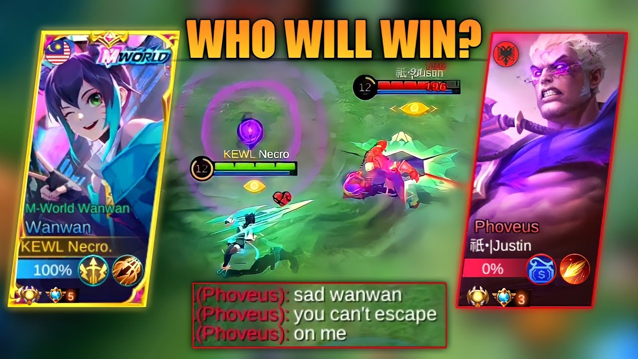 WANWAN VS TOP GLOBAL PHOVEUS | THE BEST ANTI WANWAN FIGHTER! | WHO WILL WIN? | MLBB