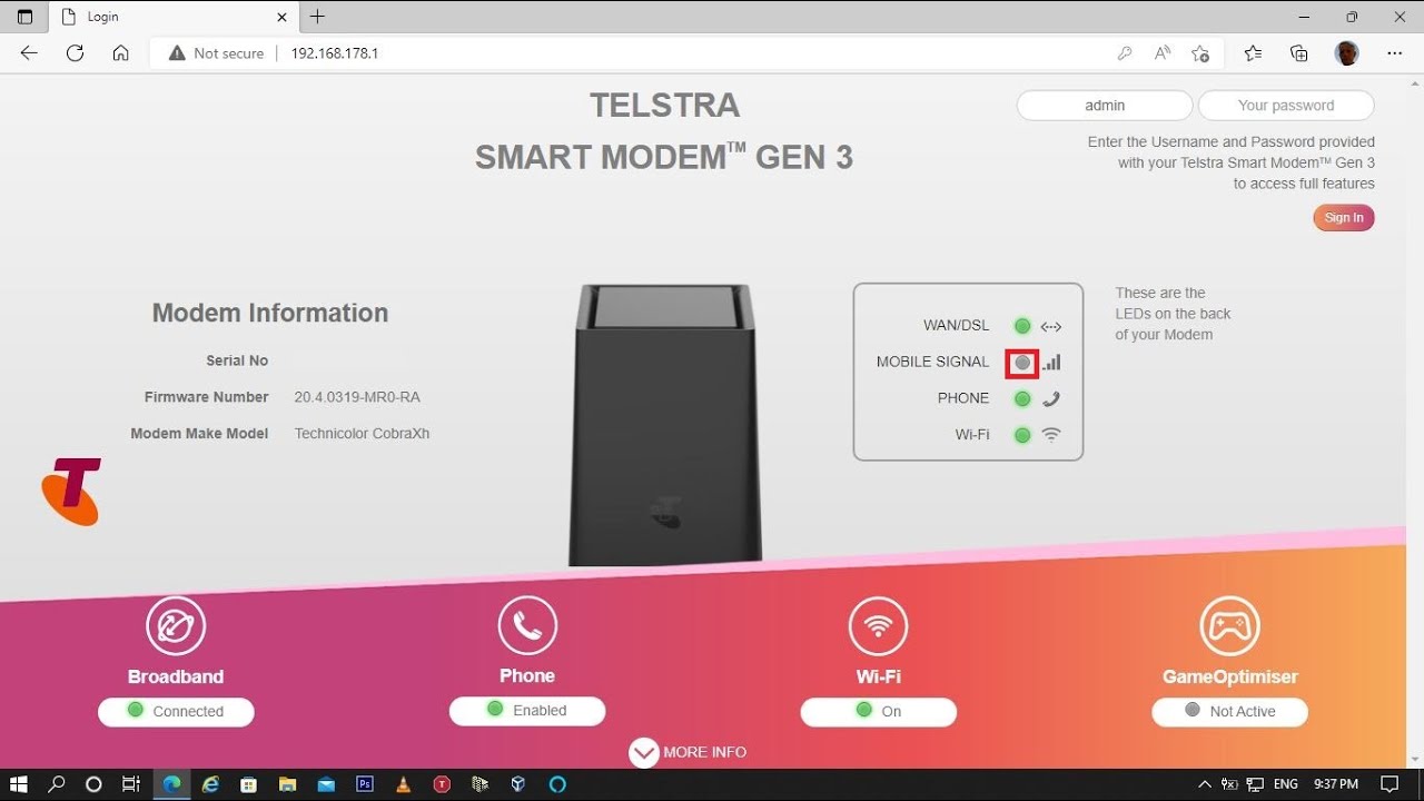 Fix For Telstra Gen 3 Mobile Light Off