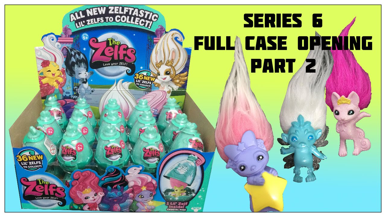 Zelfs Series 6 Surprise Eggs Crystal Pods - Mini Zelf Full Case Opening Part 2 | Zelf Blind Bags