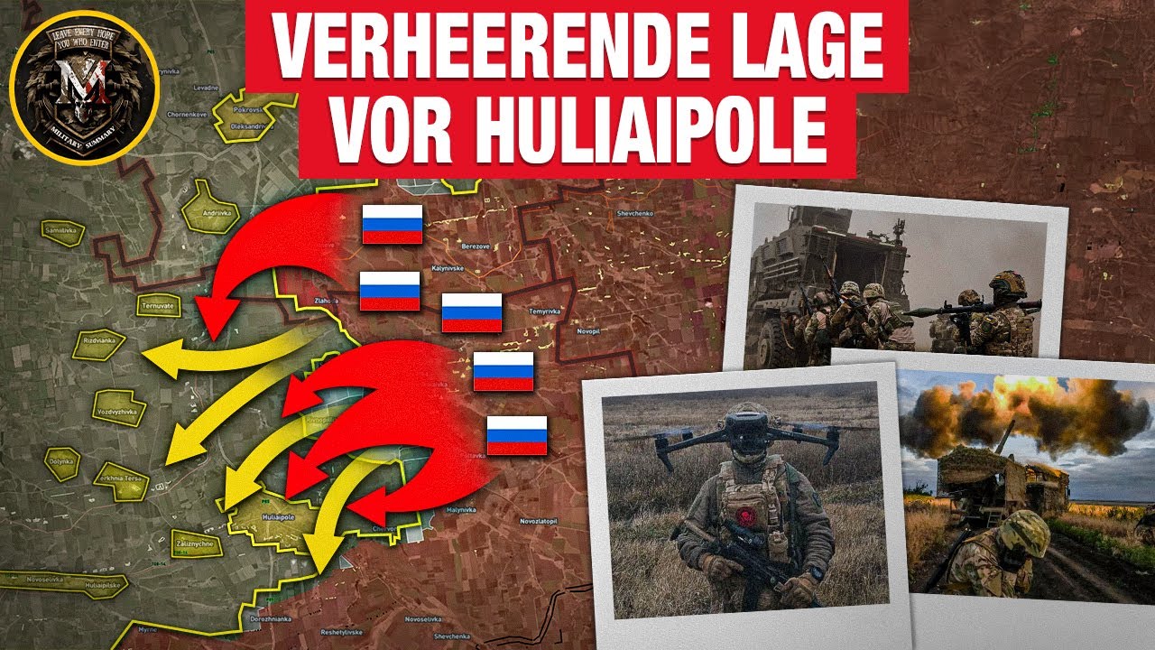 Ukrainer ziehen sich zur&uuml;ck aus Rivnopillia - Huliaipole in Gefahr. Frontbericht 13.11.2025