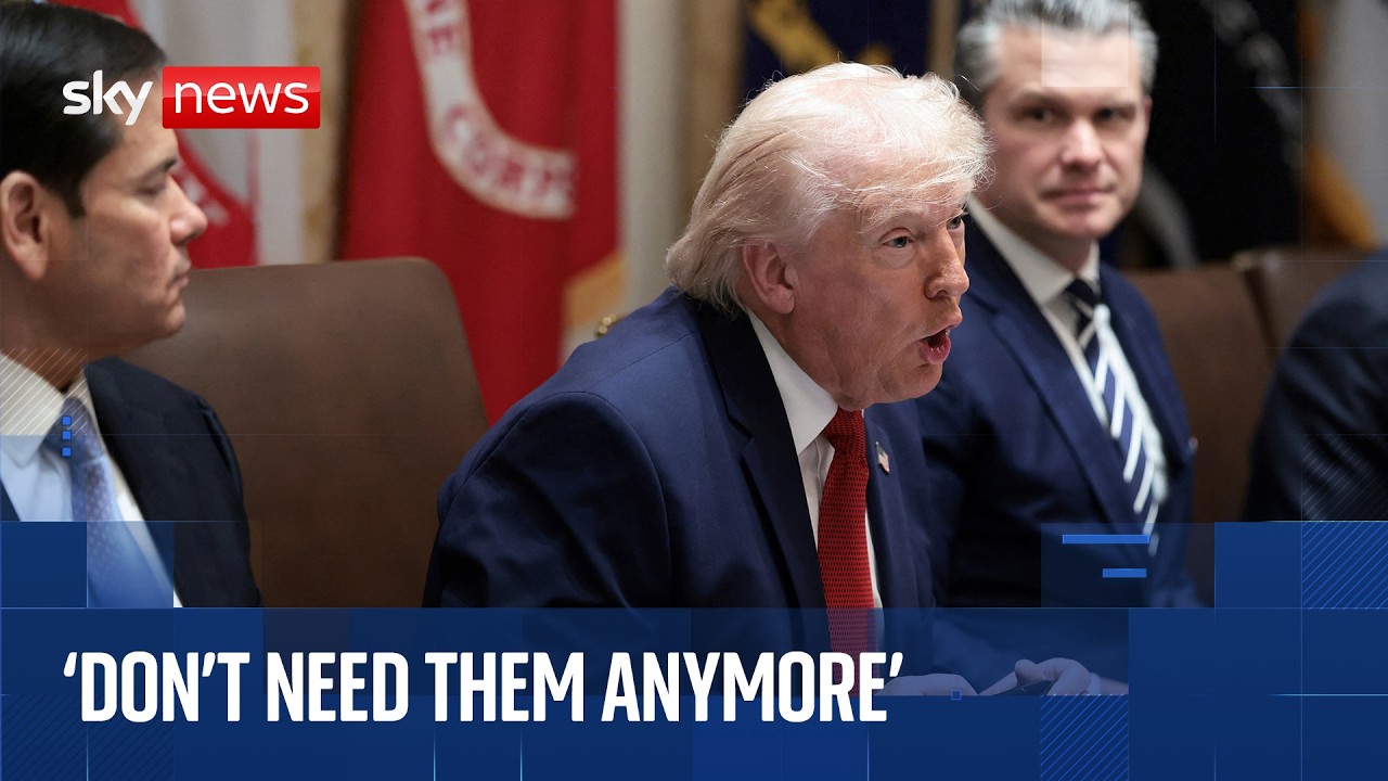 President Trump holds Cabinet meeting after making Iran demand