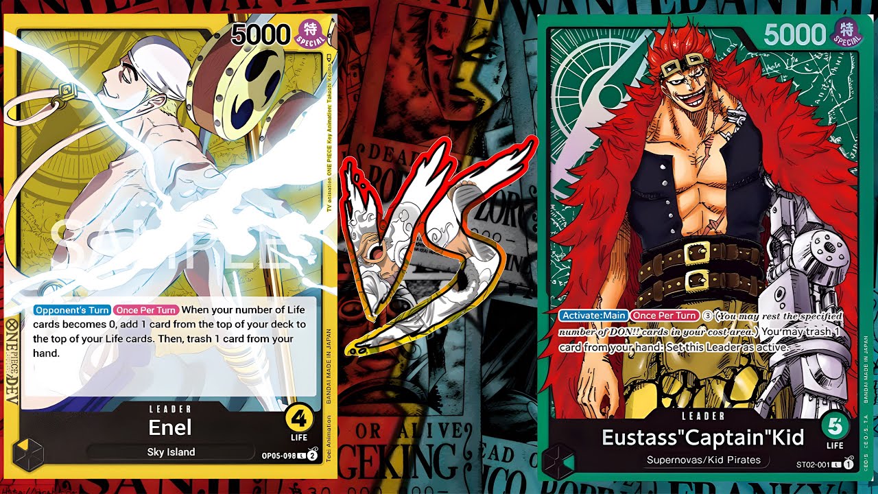 Enel Vs Kid | One Piece Tcg | One Piece TCG | OP05 Tournament Gameplay