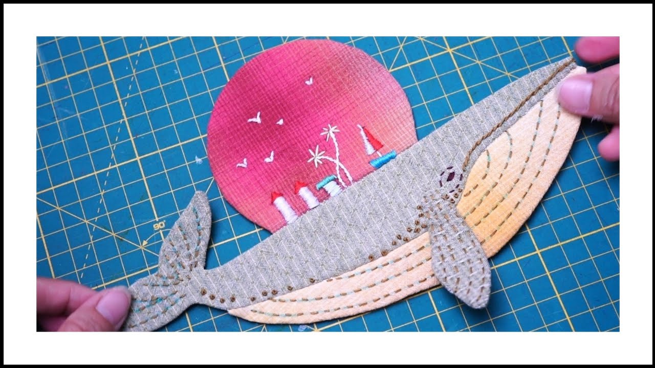 💎 A Tutorial on Fabric Applique and Basic Embroidery