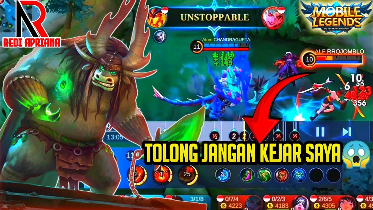 MAIN THAMUZ SOLO RANK MODE SUSTAIN VS DYRROTH EXP | BUILD THAMUZ TERSAKIT 2026!!! #mlbb #dyrroth