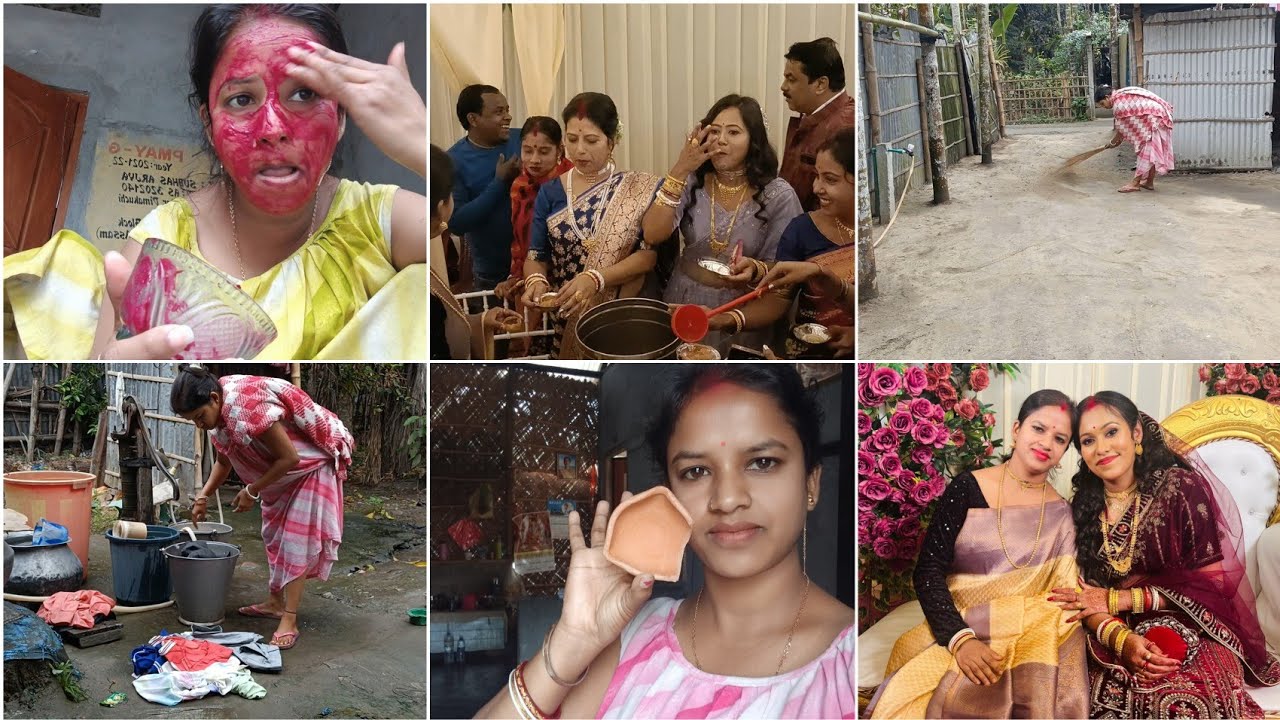 फ्रेंड की भाई का शादी इसलिए होममेड फेशियल किया, village lifestyle vlog|village daily life vlog India