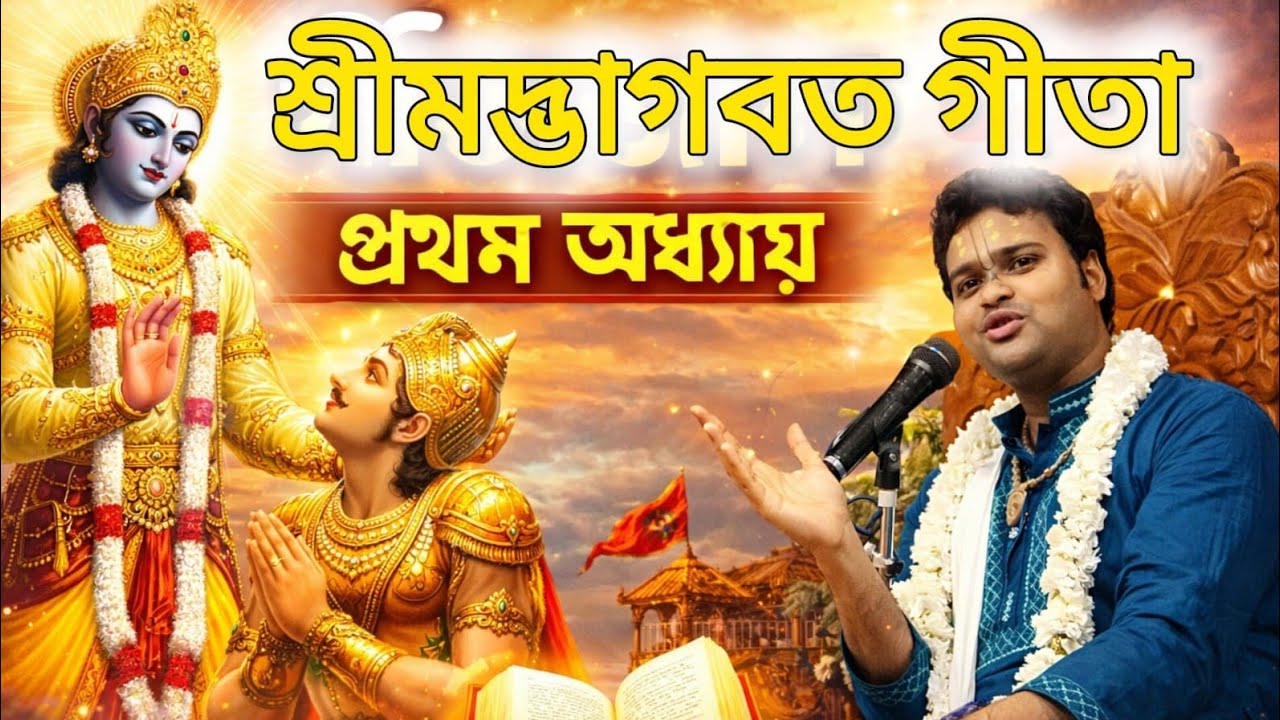 গীতা জ্ঞান | প্রথম অধ্যায় | অর্জুনবিষাদযোগ | ভাগবদ গীতা আলোচনা| পরিবেশনায়- হিরন্ময় গোস্বামী