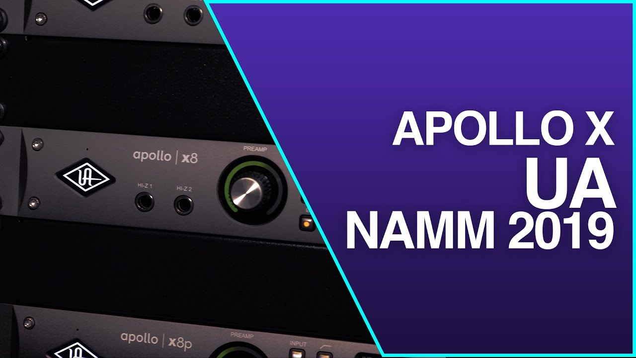 NAMM 2019 | Universal Audio Apollo X6, X8, X8p, X16 (UA)
