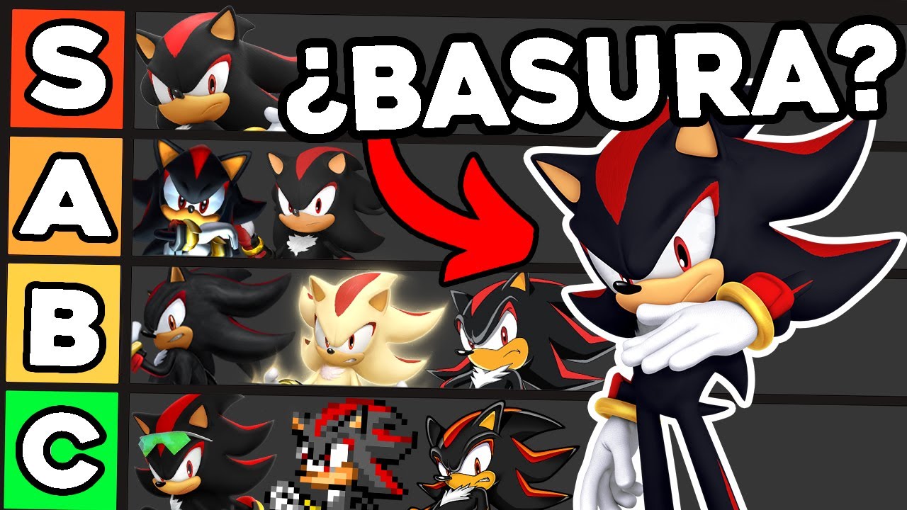 Clasifiqué TODAS las VERSIONES de Shadow the Hedgehog