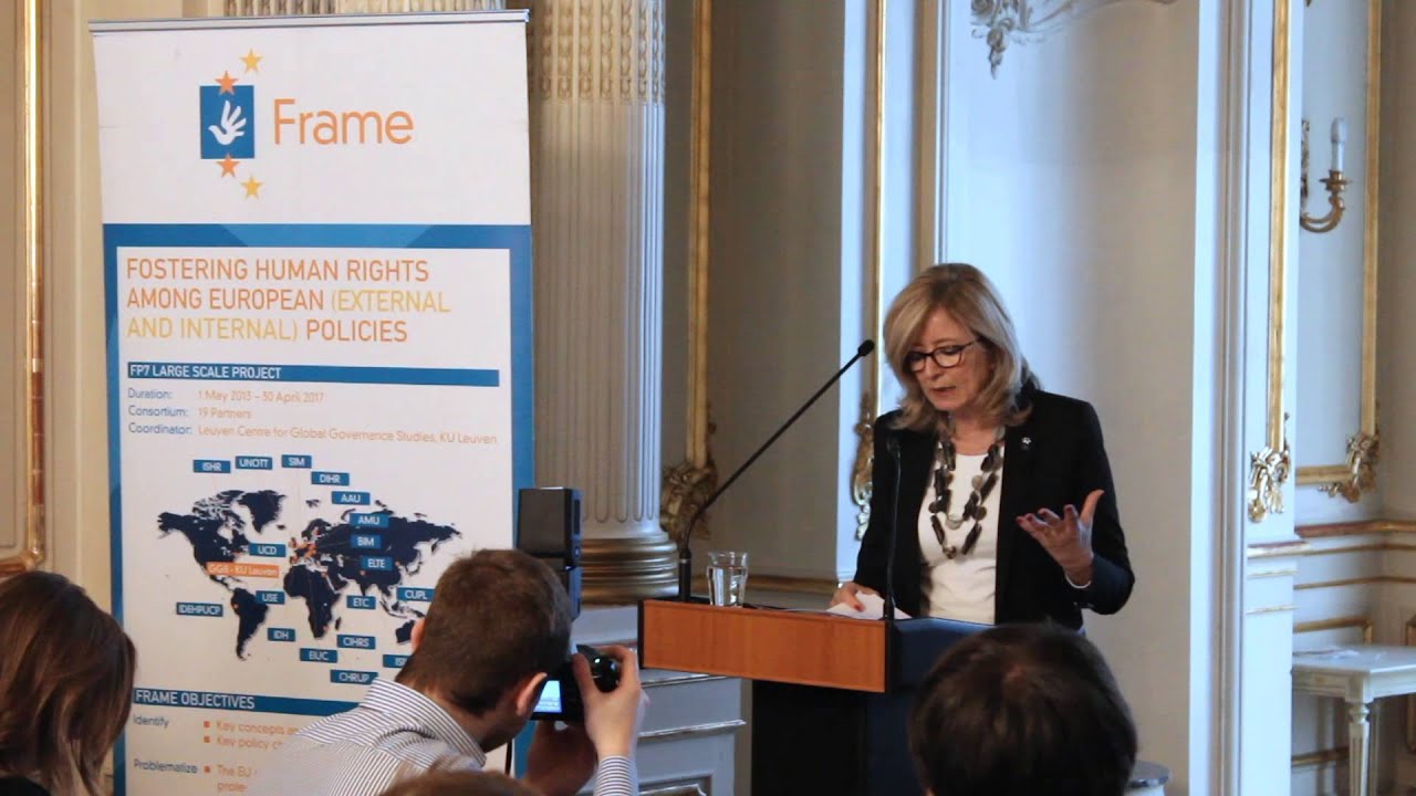 FRAME High Level Lecture - Ms. Emily O'Reilly, the European Ombudsman