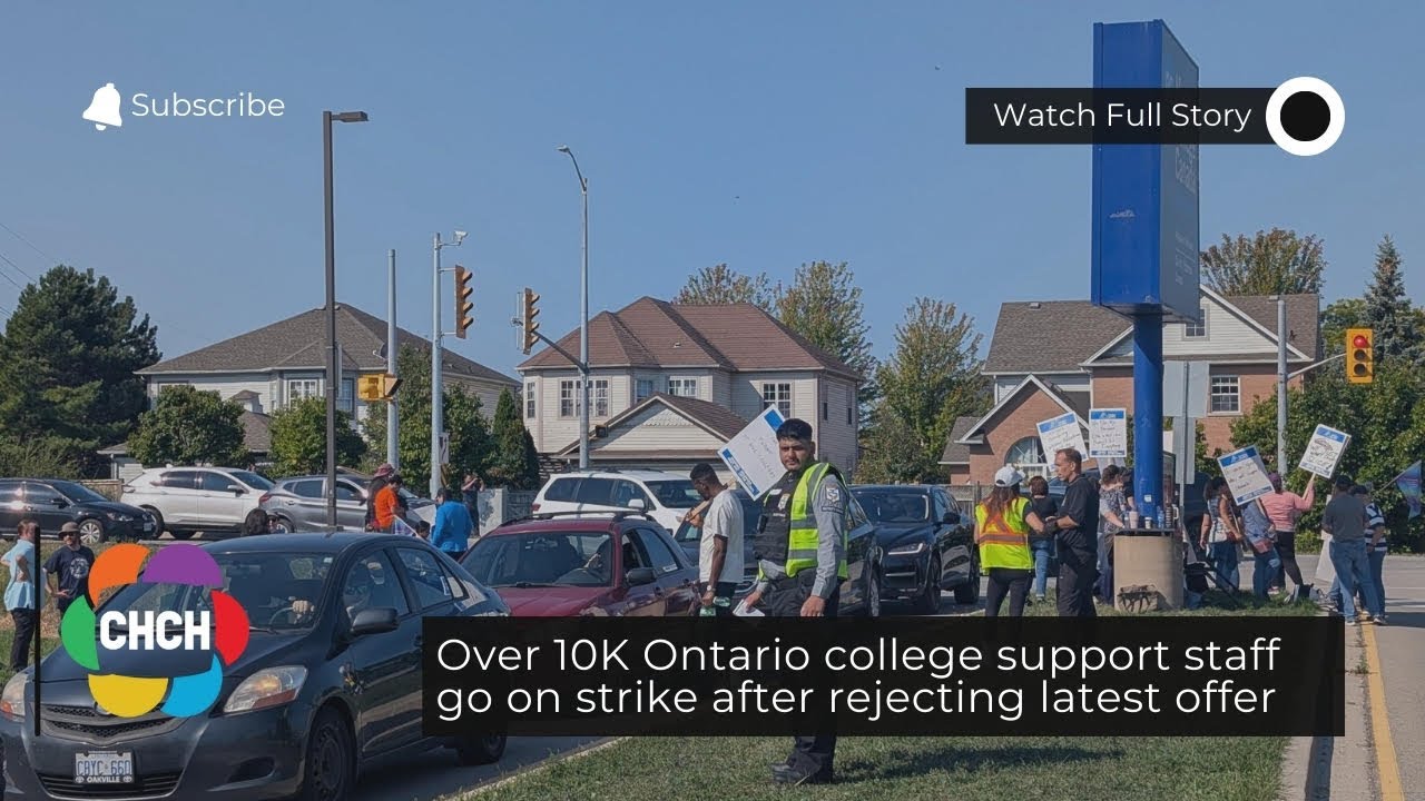 Over 10K Ontario college support staff go on strike after rejecting latest offer