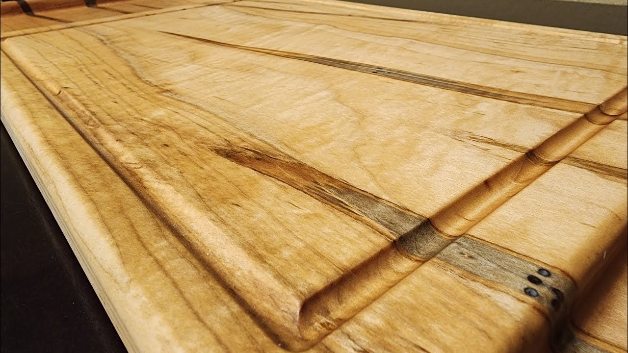 Woodworking. Ambrosia Maple Serving Tray